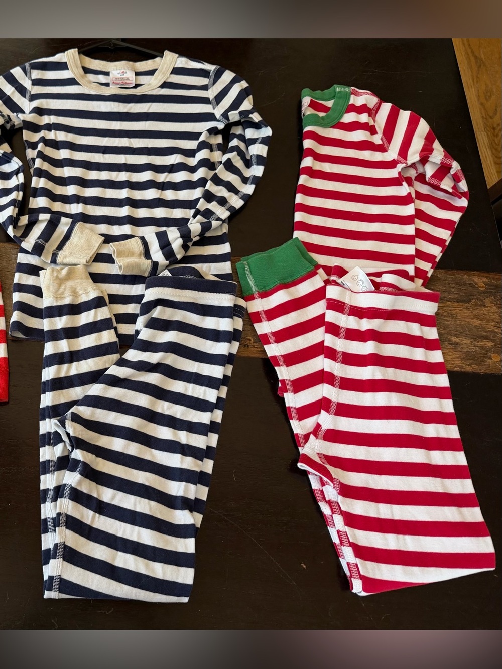 Hanna Andersson Unisex Kids Size 10 Striped Pajama Set 100% Organic Cotton